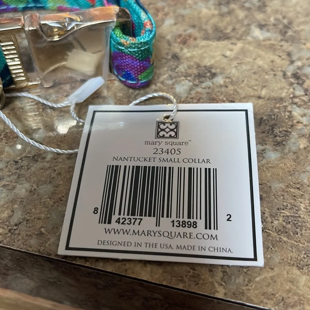Mary Square Nantucket Dog Collar